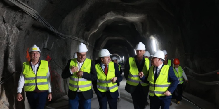 Javier Fernández: 'las obras del Túnel del Huesna se encuentran al 97 por ciento de ejecución con una inversión de 39,82 millones de euros'